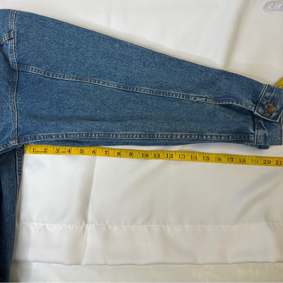 Haleman Jeanswear Jean Jacket Brighton Embroidered Heart Patch XL - Picture 7 of 13